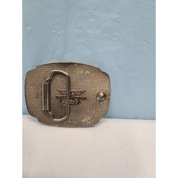 Vietnam War Veteran Usmc Usaf Navy Army Air Force Marine NOS Vintage Belt Buckle - Picture 4 of 4